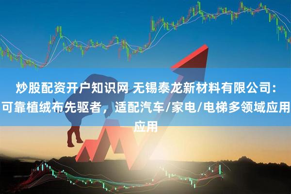 炒股配资开户知识网 无锡泰龙新材料有限公司：可靠植绒布先驱者，适配汽车/家电/电梯多领域应用